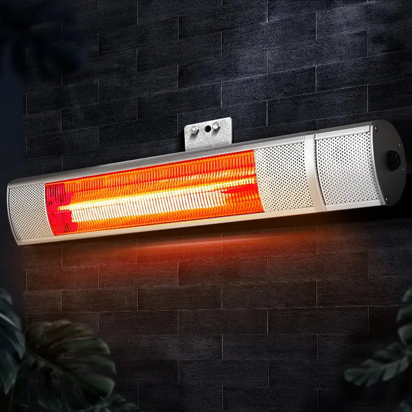 Devanti Electric Infrared Strip Heater Radiant Heaters Reamote control 2000W from Deals499 at Deals499