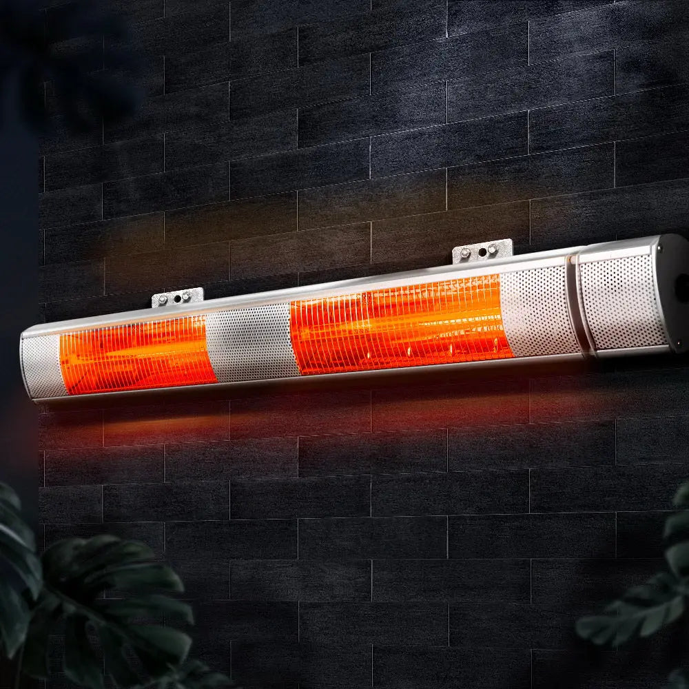 Devanti Electric Infrared Strip Heater Radiant Heaters Reamote control 3000W from Deals499 at Deals499