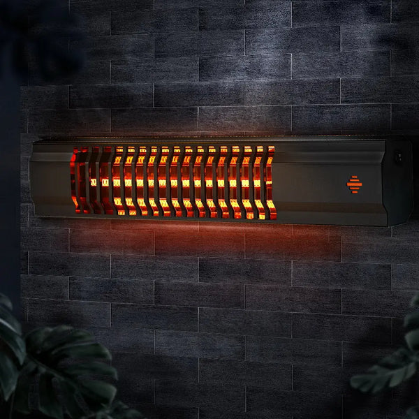 Devanti Electric Strip Heater Infrared Radiant Heaters Reamote control 2000W from Deals499 at Deals499