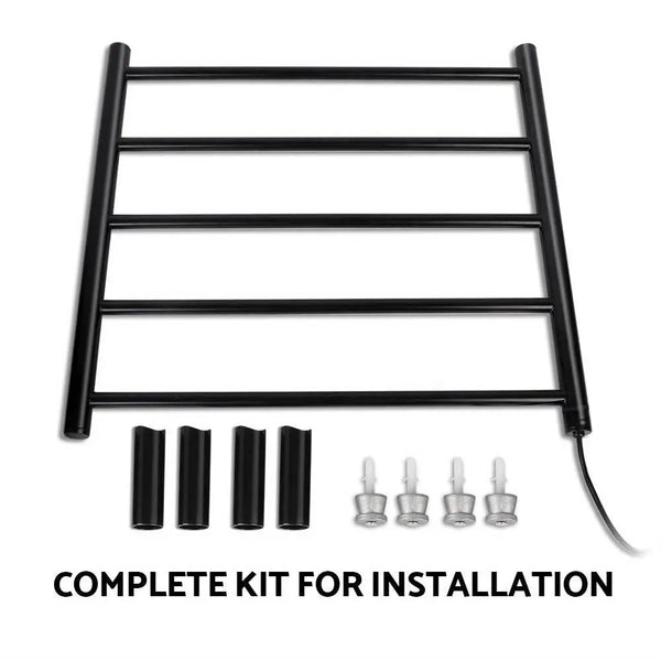 Devanti Heated Towel Rail Electric Warmer Heater Rails Holder Rack Wall Mounted Deals499