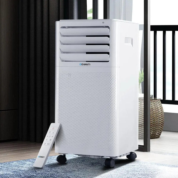 Devanti Portable Air Conditioner Window Kit Cooling Mobile Fan 9000BTU 2500W Deals499