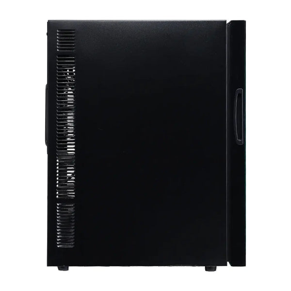 Devanti Wine Cooler 18 Bottles Glass Door Beverage Cooler Thermoelectric Fridge Black Deals499