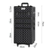 Embellir 7 in 1 Portable Cosmetic Beauty Makeup Trolley - Diamond Black Deals499