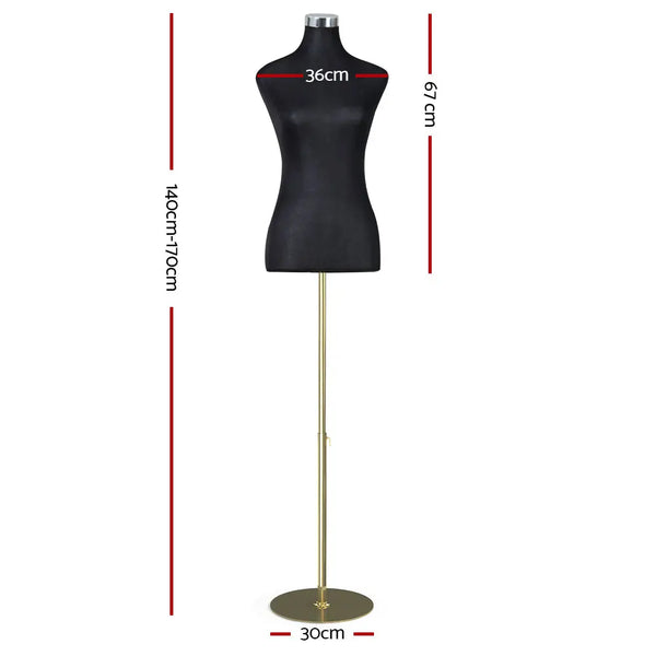 Embellir Female Mannequin Dummy Model Dressmaker Clothes Display Torso Tailor BK Deals499