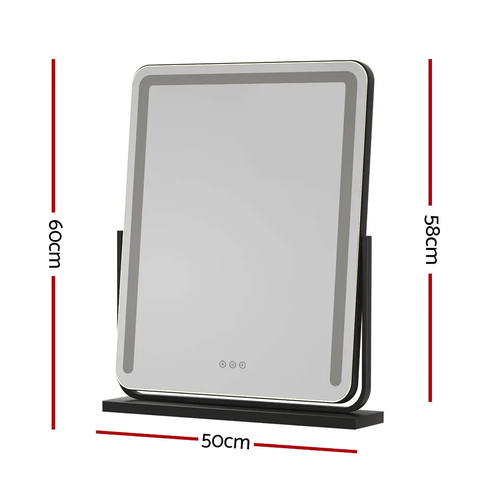 Embellir Makeup Mirror With Light Hollywood Vanity Wall Mounted Mirrors 50X60CM Deals499