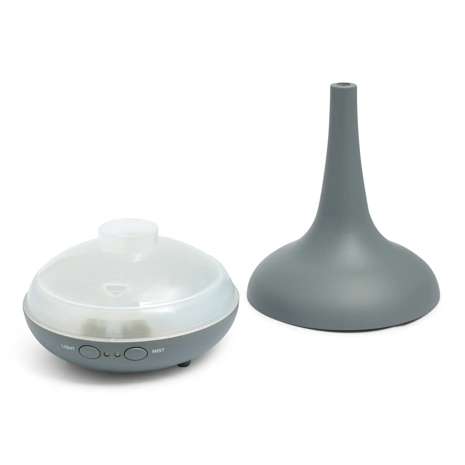 Essential Oil Diffuser Ultrasonic Humidifier Aromatherapy LED Light 200ML 3 Oils - Matte Grey Deals499