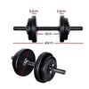 Everfit 17KG Dumbbells Dumbbell Set Weight Plates Home Gym Fitness Exercise Deals499