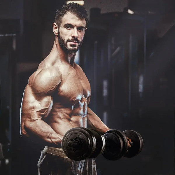 Everfit 17KG Dumbbells Dumbbell Set Weight Plates Home Gym Fitness Exercise Deals499