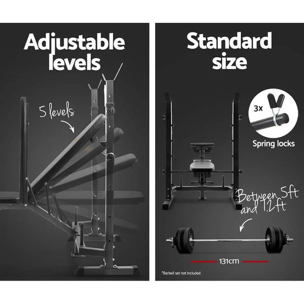 Everfit 9-In-1 Weight Bench Multi-Function Power Station Fitness Gym Equipment Deals499