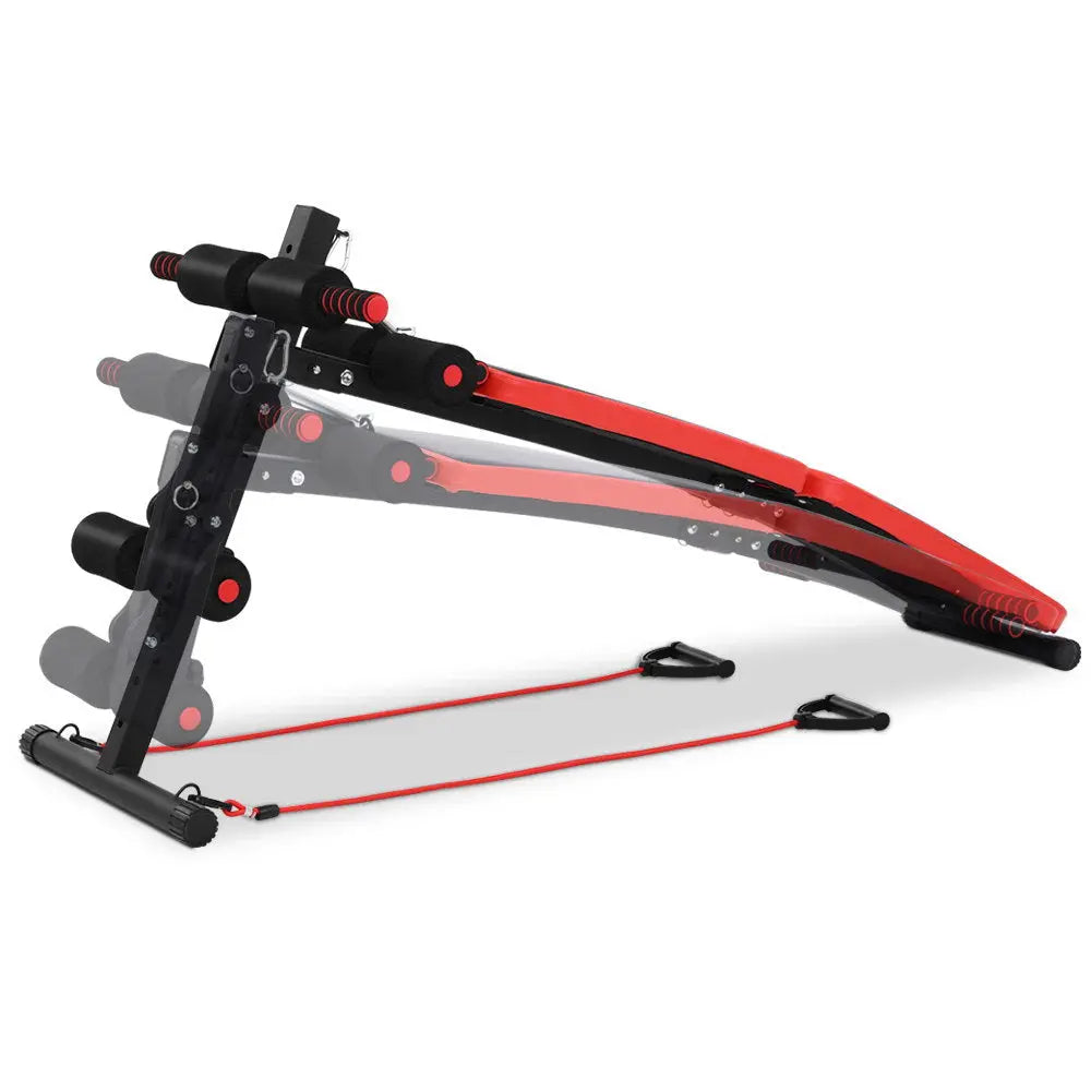 Everfit Adjustable Sit Up Bench Press Weight Gym Home Exercise Fitness Decline Deals499