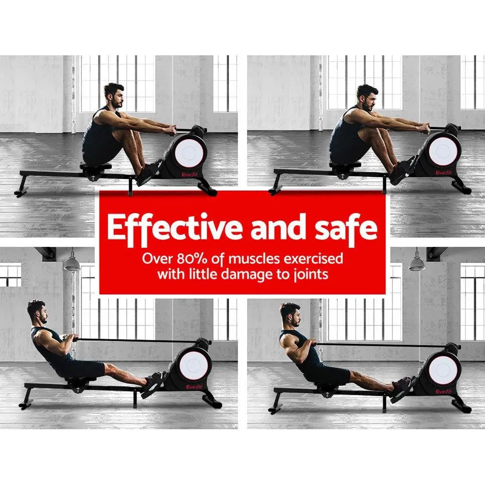 Everfit Magnetic Rowing Exercise Machine Rower Resistance Cardio Fitness Gym Deals499