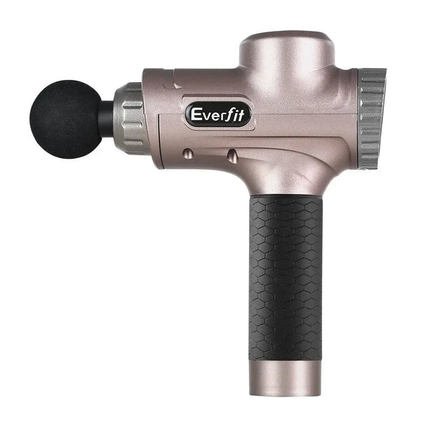 Everfit Massage Gun 6 Heads Electric Massager Vibration Therapy Percussion LCD Deals499