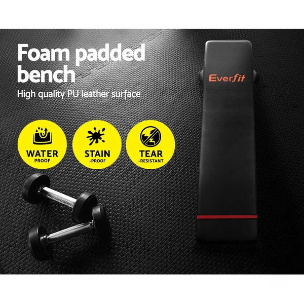 Everfit Weight Bench Flat Multi-Station Home Gym Squat Press Benches Fitness Deals499