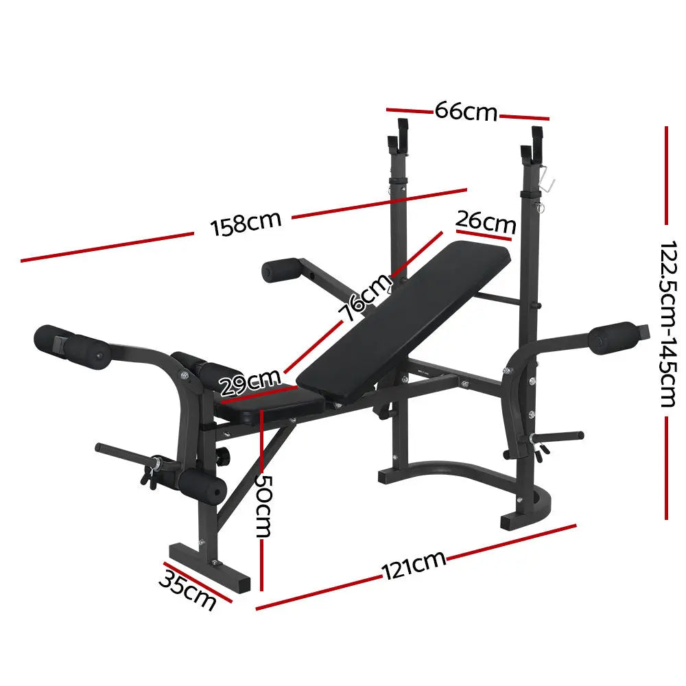 Everfit Weight Bench Press 8In1 Multi-Function Power Station Gym Equipment Deals499