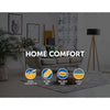 Fabric Ottoman Foot Stool Rest Pouffe Footstool Wood Storage Padded Seat Deals499