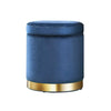 Foot Stool Round Velvet Storage Ottoman Foot Rest Pouffe Padded Seat Footstool Deals499