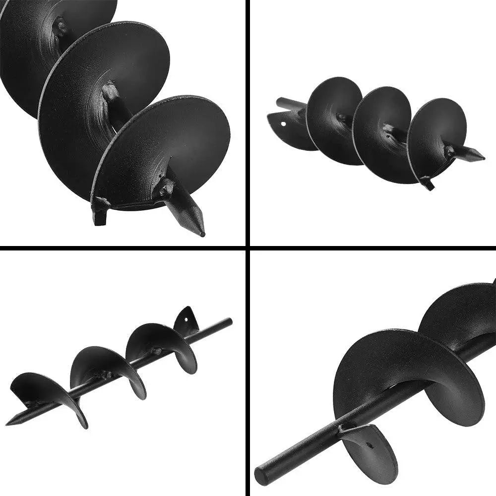 GIANTZ Power Garden Auger Small Earth Planter 75 X 300MM Black Deals499