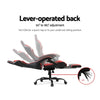 Gaming Office Chair Computer Seating Racer Black and Red Deals499