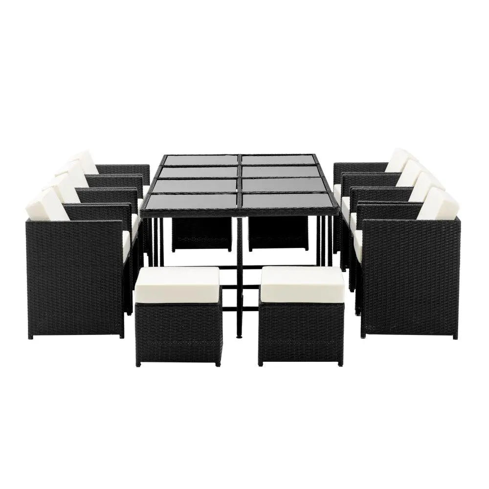 Gardeon 13 Piece Wicker Outdoor Dining Table Set Deals499