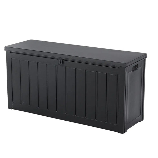 Gardeon 240L Outdoor Storage Box Lockable Bench Seat Garden Deck Toy Tool Sheds Deals499