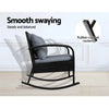 Gardeon 3 Piece Outdoor Chair Rocking Set - Black Deals499