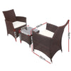 Gardeon 3 Piece Wicker Outdoor Furniture Set - Brown Deals499