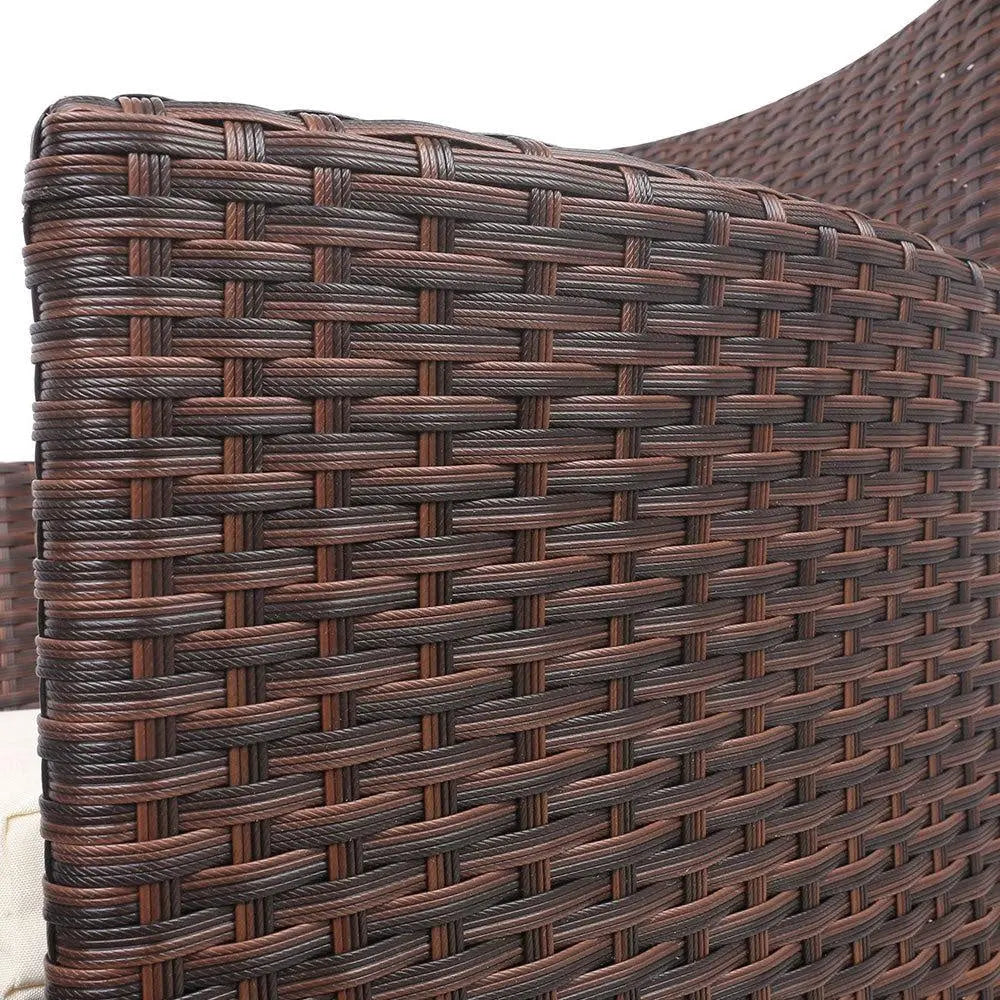 Gardeon 3 Piece Wicker Outdoor Furniture Set - Brown Deals499