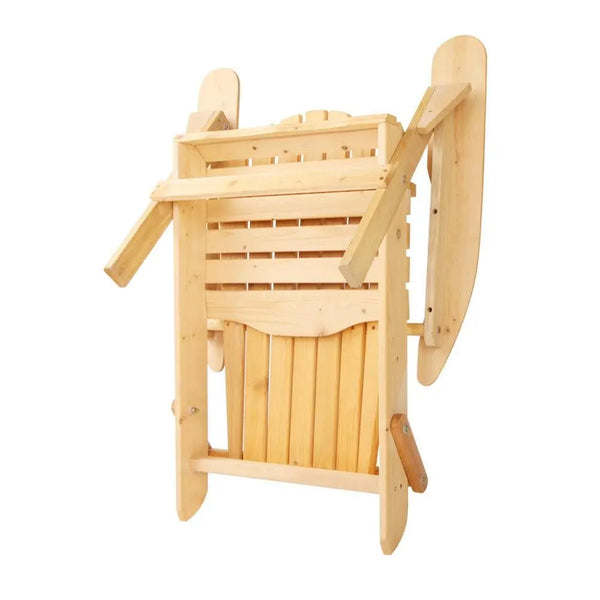 Gardeon 3 Piece Wooden Outdoor Beach Chair and Table Set Deals499