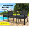 Gardeon 3-piece Outdoor Set - Black Deals499