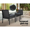 Gardeon 3-piece Outdoor Set - Black Deals499