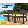 Gardeon 3-piece Outdoor Set - Brown Deals499
