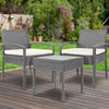 Gardeon 3-piece Outdoor Set - Grey Deals499