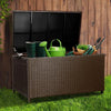 Gardeon 320L Outdoor Wicker Storage Box - Brown Deals499
