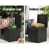 Gardeon 80L Outdoor Storage Box Waterproof Container Indoor Garden Toy Tool Shed Deals499