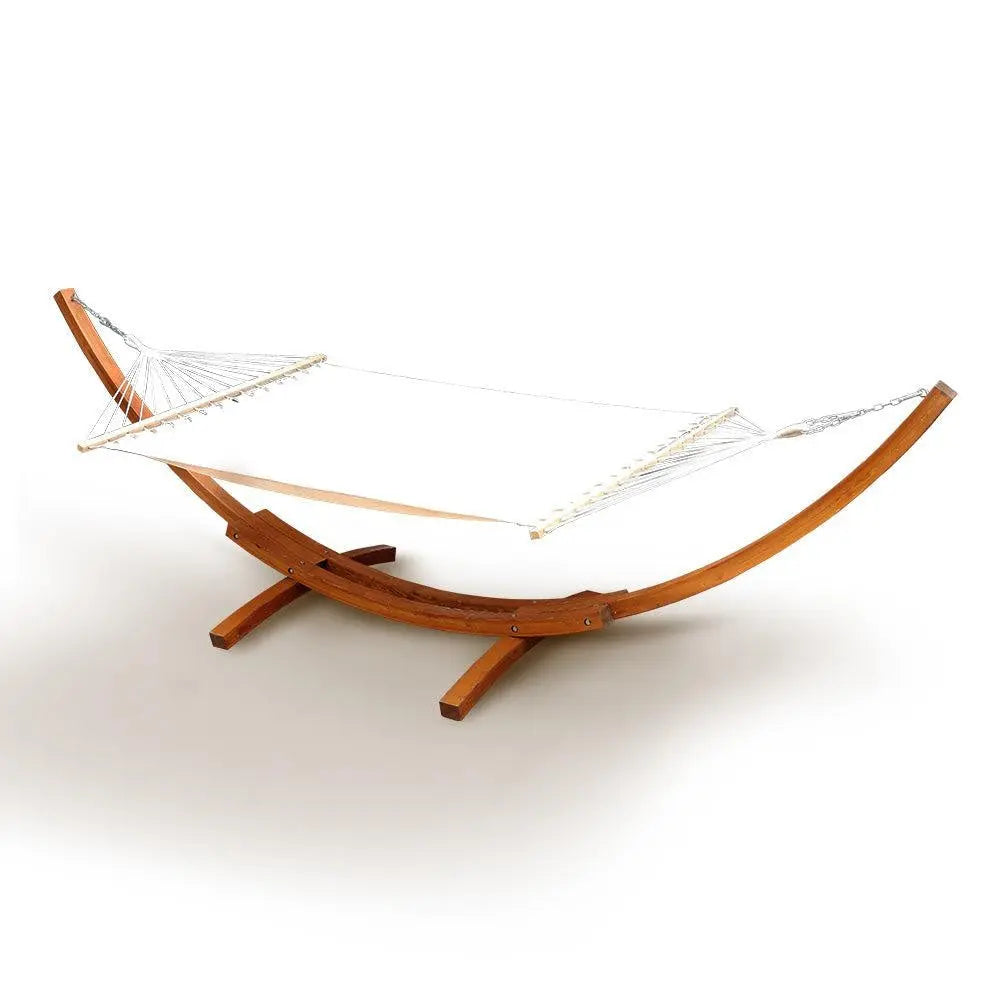 Gardeon Double Hammock with Wooden Hammock Stand Deals499