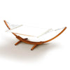 Gardeon Double Hammock with Wooden Hammock Stand Deals499