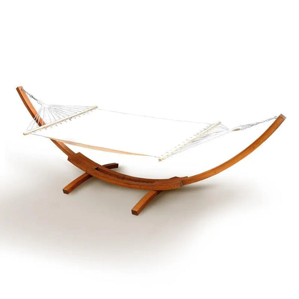 Gardeon Double Hammock with Wooden Hammock Stand Deals499
