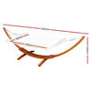 Gardeon Double Hammock with Wooden Hammock Stand Deals499