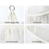 Gardeon Hammock Chair Swing Bed Relax Rope Portable Outdoor Hanging Indoor 124CM Deals499