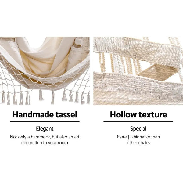 Gardeon Hammock Swing Chair - Cream Deals499