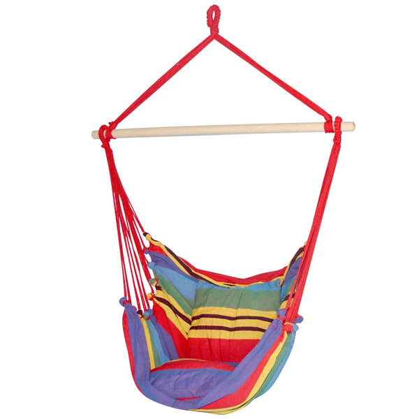 Gardeon Hammock Swing Chair with Cushion - Multi-colour Deals499