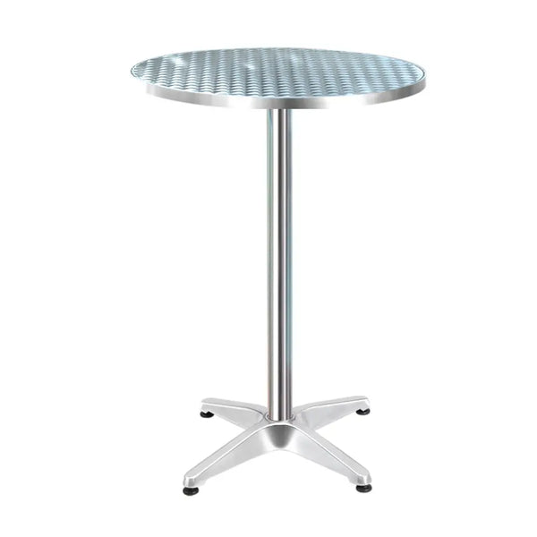 Gardeon Outdoor Bar Table Aluminium Dining Table Round 70CM Deals499