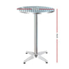 Gardeon Outdoor Bar Table Aluminium Dining Table Round 70CM Deals499