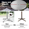 Gardeon Outdoor Bar Table Aluminium Dining Table Round 70CM Deals499