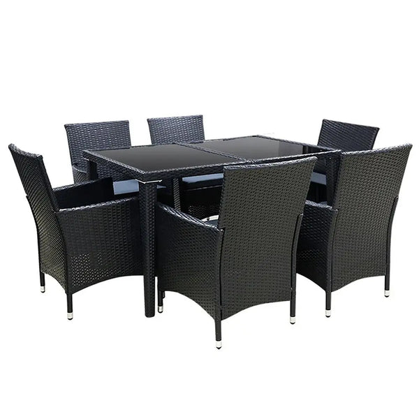 Gardeon Outdoor Furniture 7pcs Dining Set Deals499