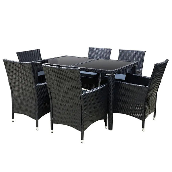 Gardeon Outdoor Furniture 7pcs Dining Set Deals499
