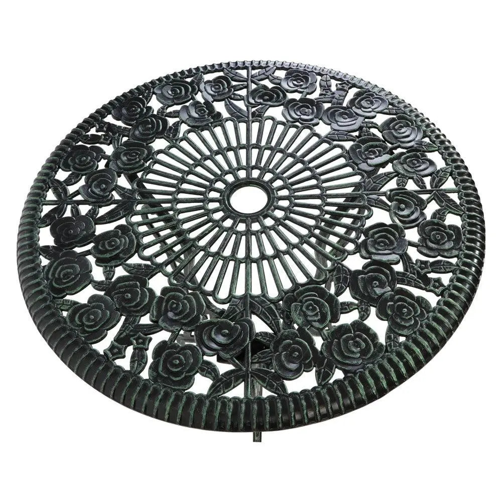 Gardeon Outdoor Furniture Chairs Table 3pc Aluminium Bistro Green Deals499