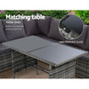 Gardeon Outdoor Furniture Dining Setting Sofa Set Lounge Wicker 9 Seater Mixed Grey Deals499