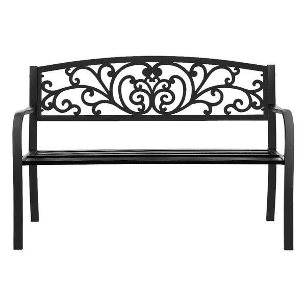 Gardeon Outdoor Garden Bench - Black Deals499