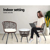 Gardeon Outdoor Patio Chair and Table - Brown Deals499
